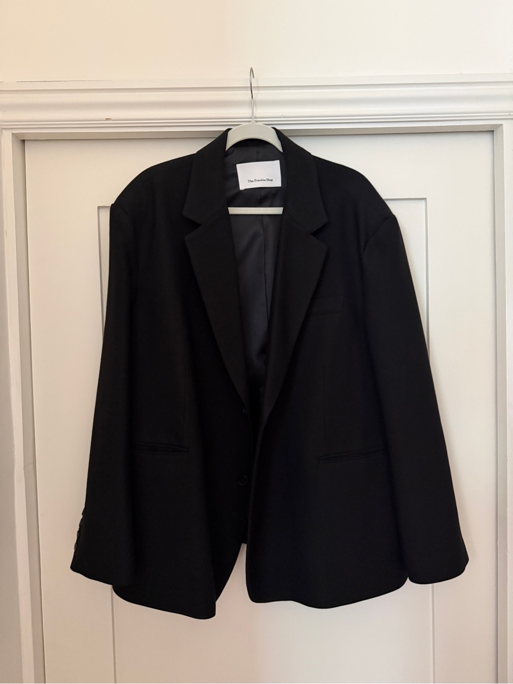 The Frankie Shop Women's Black Oversized Blazer